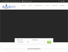 Tablet Screenshot of anoraresorts.com